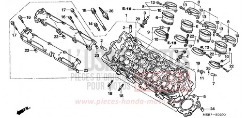 ZYLINDERKOPF (CBF600S6/SA6/N6/NA6) CBF600N6 de 2006